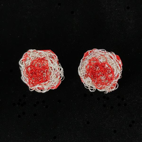 Crochet Moon Earrings picture