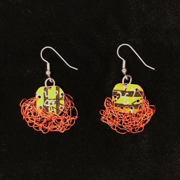 Crochet Frill Earrings picture