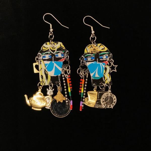 Masked Warrior Earrings picture