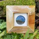 Fields In Evening Light / tiny framed