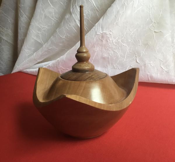 Bradford Pear Three Point Lidded Bowl