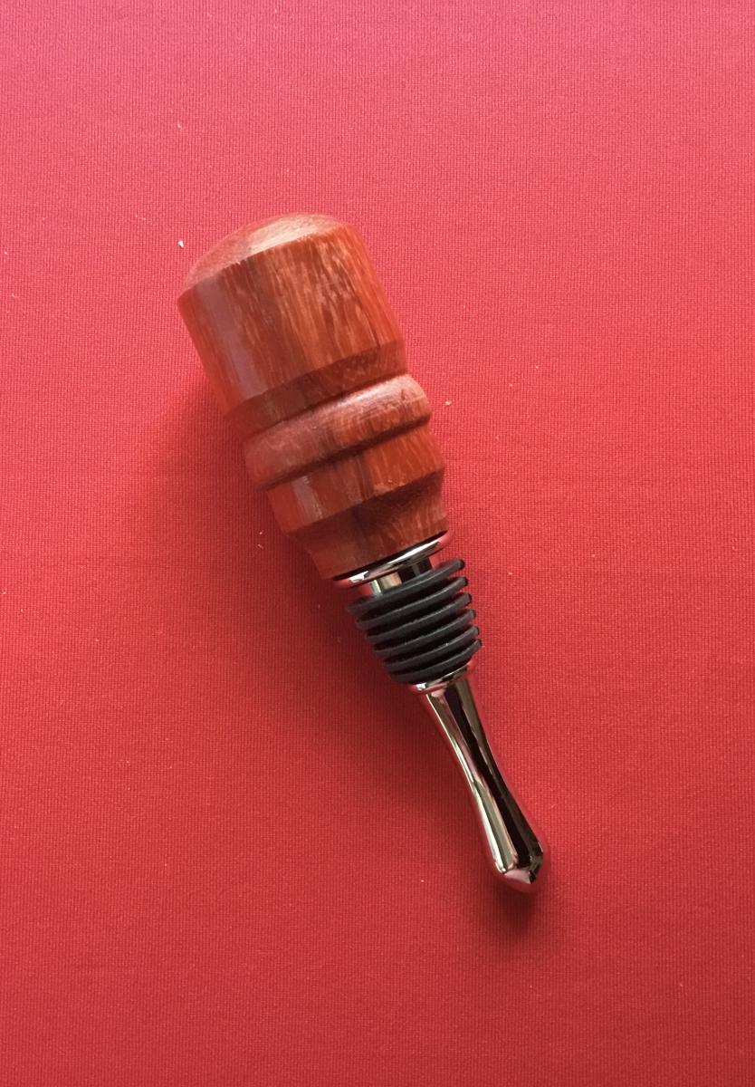Padauk Bottle Stopper picture