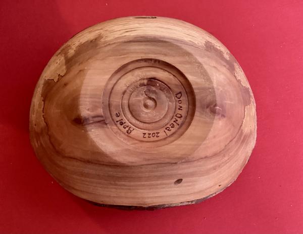 Live Edge Apple Wood Bowl picture