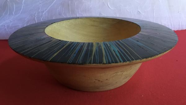 Sycamore Bowl with Air Brush Rim picture