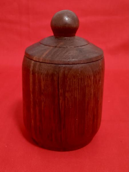 Lidded Walnut Bowl