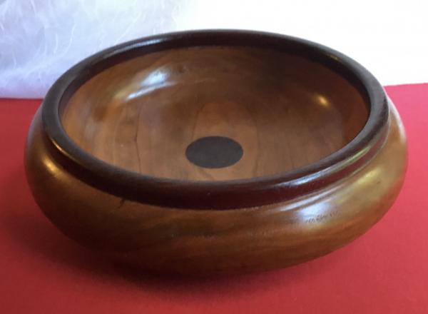 Cherry Bowl with Purple Heart Trim