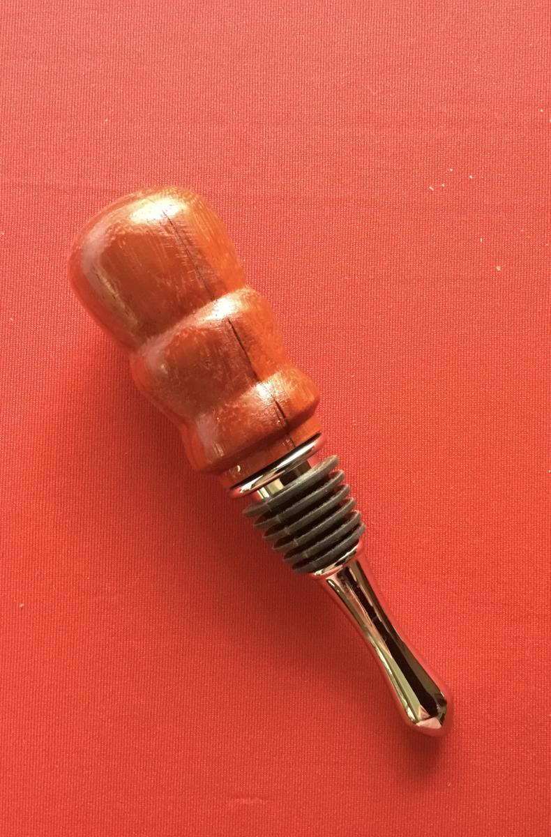 Padauk Bottle Stopper picture