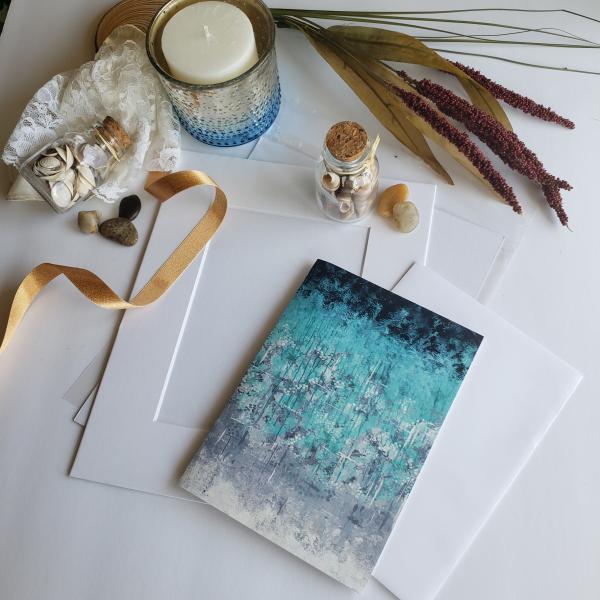 DRIPPING TURQUOISE CARD