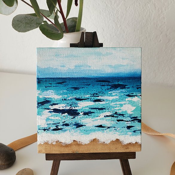 Mini Oceans #1 with easel