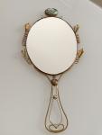 Hand mirror with abalone