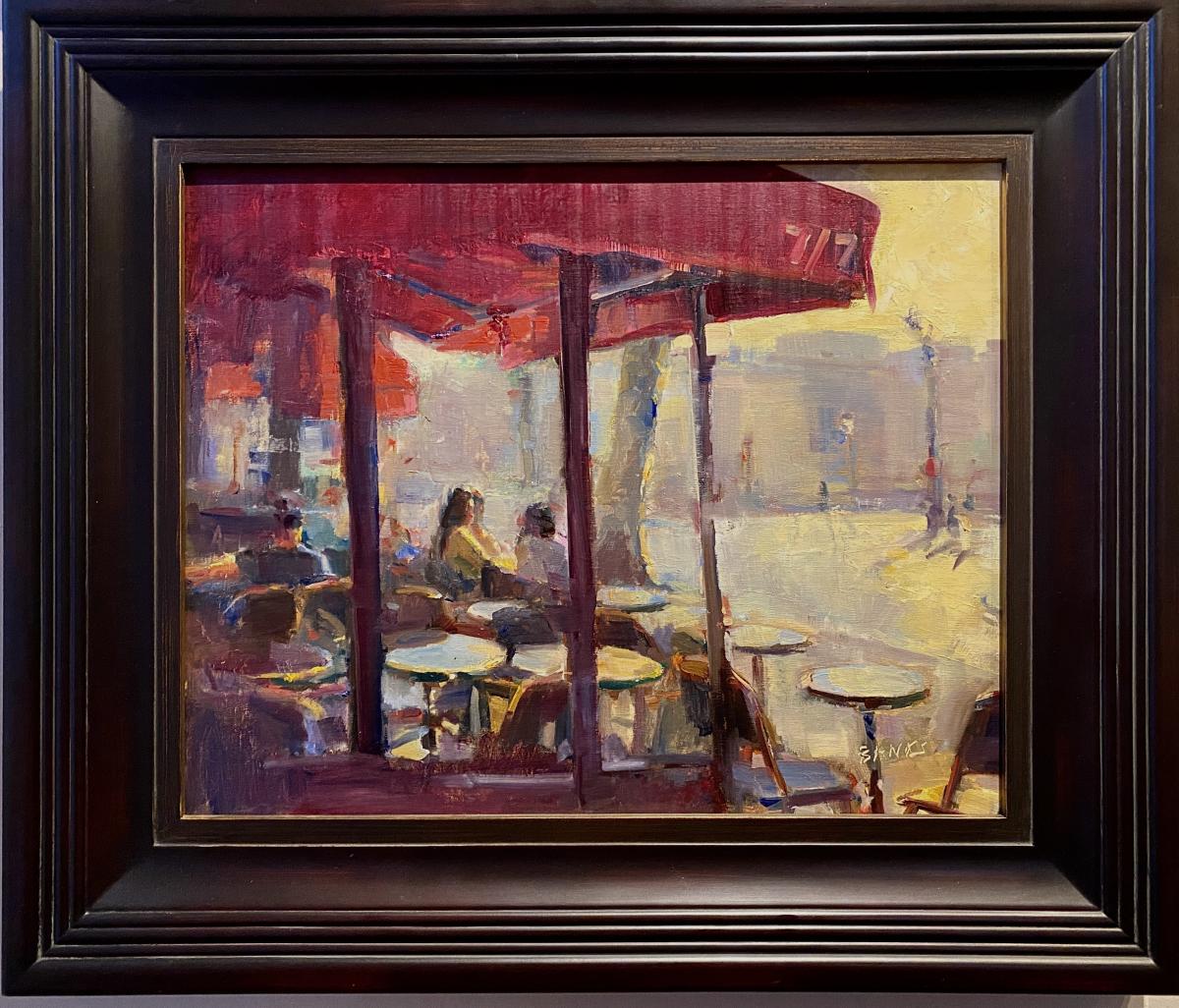 Le Soleil D'Or - 16" x 20" - oil on linen-lined panel picture