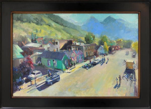 Good Morning Telluride - 24" x 36" - oil on linen picture