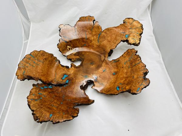 Open Cherry Burl bowl picture