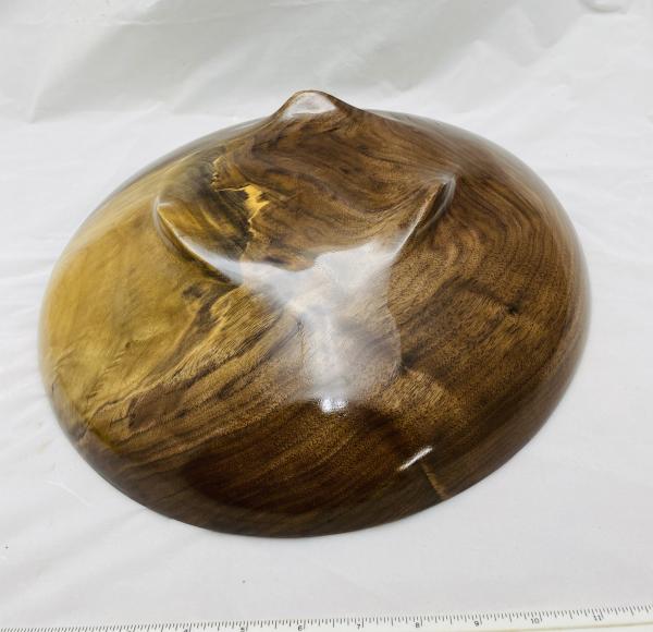 Footed Walnut Bowl picture