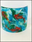 Swimming Koi Candle Screen