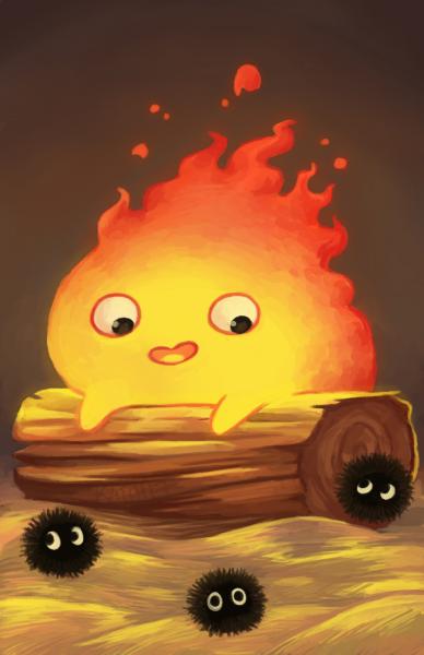 Calcifer and Soots picture
