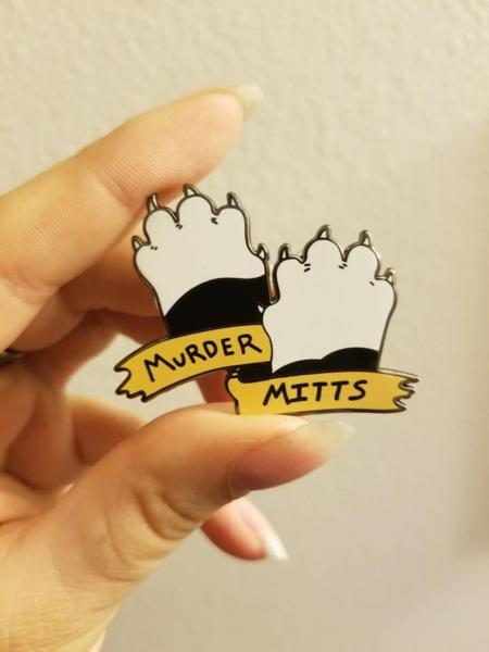 Murder Mitts Pin picture