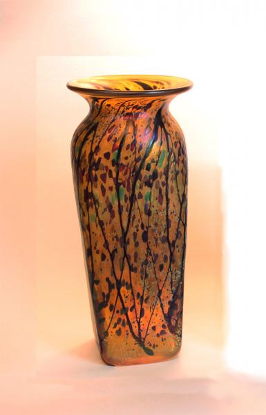 Fall into Spring, Vase, Amber, Traditional Lip picture