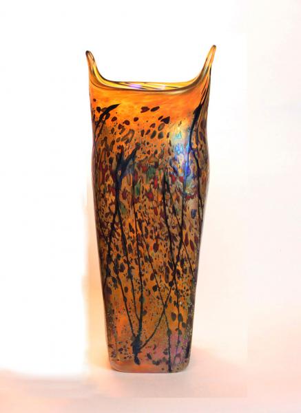 Fall into Spring, Vase, Aurora gold