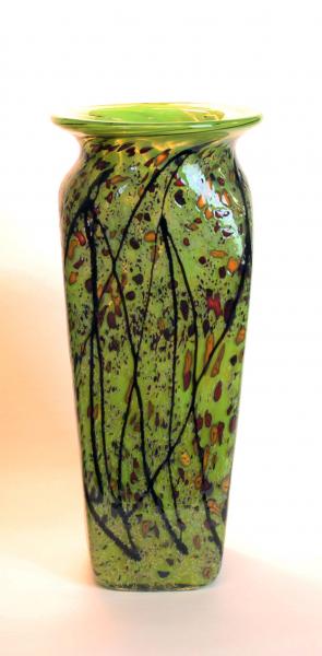 Fall into Spring, Vase, Bright Green Traditional Lip
