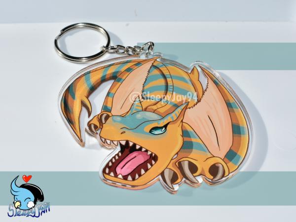 Meownsters! Acrylic Charms (Monster Hunter World) picture