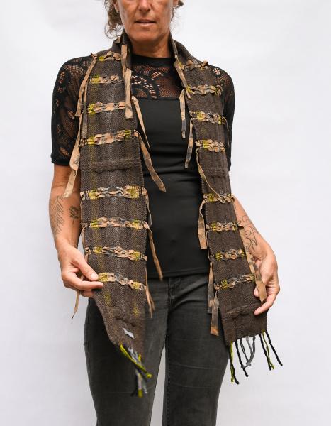 CHOCOLATE BROWN CASHMERE SCARF picture