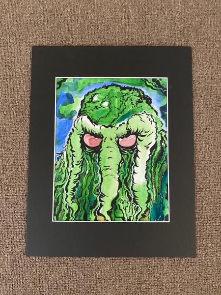 Man Thing Watercolor picture