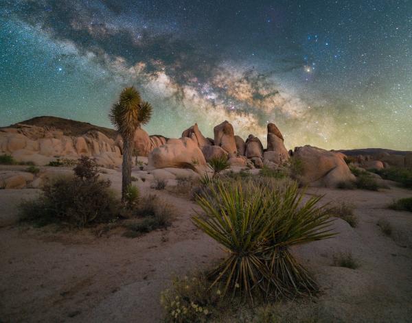 Stars over Arch Rock picture