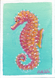 "Colorful Seahorse"