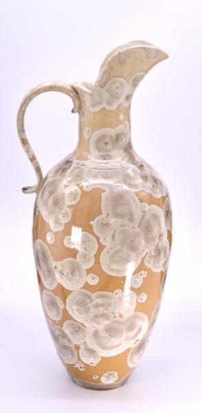 Crystalline Glazed Porcelain Pitcher. picture