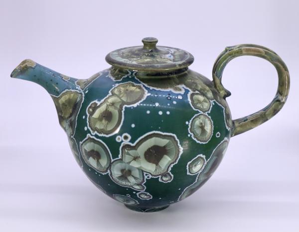 Crystalline Glazed Teapot