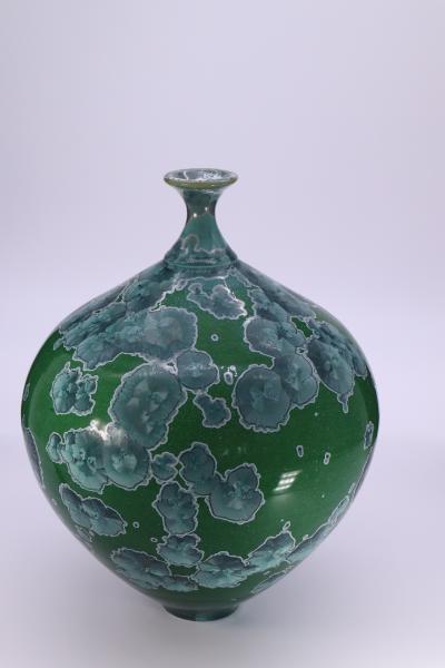 Crystalline Glazed Bottle