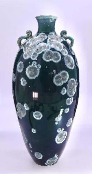 Crystalline  Glazed Vase