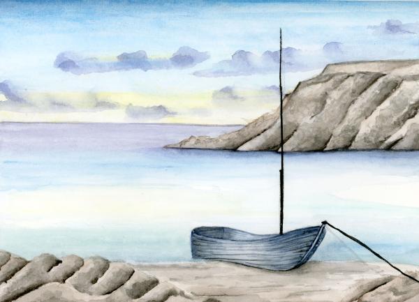 Sailboat on Beach