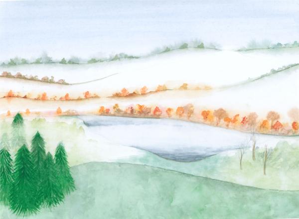 Fall Mountain Lake