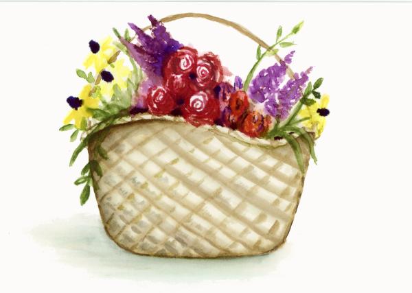 Basket of Flowers