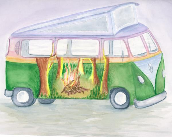 Campfire Camper Van
