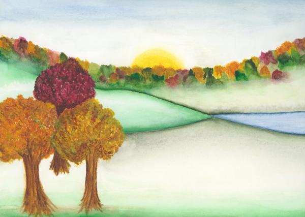 Fall Mountain Scape