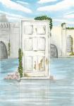Door with water reflection (Suzume)