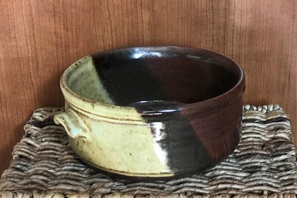 Salad/Soup bowl - Mamo/Cal Red glazes picture