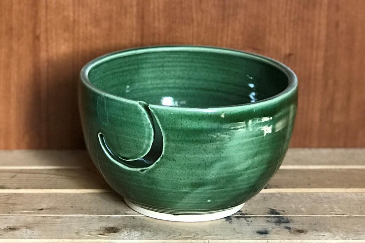 Yarn Bowl - Dark Green picture