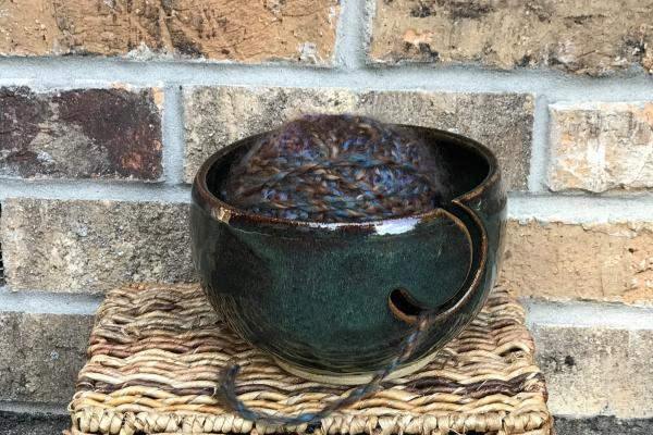 Yarn Bowl - Brown picture