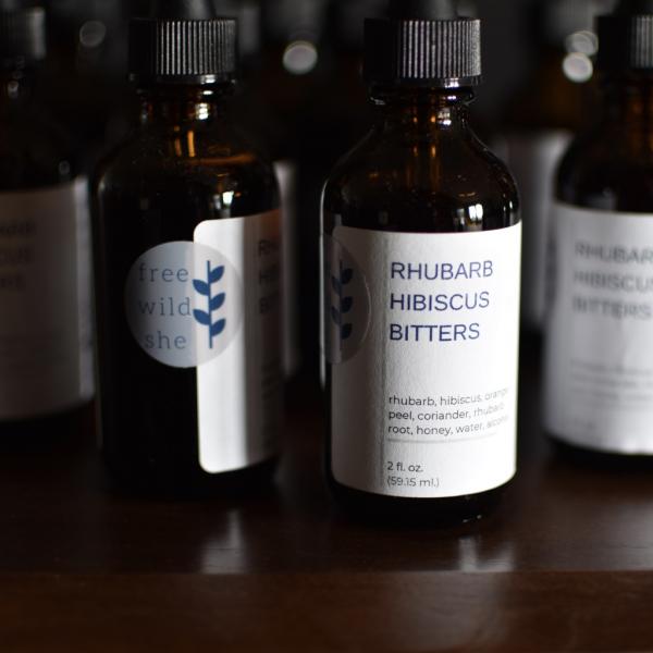 RHUBARB HIBISCUS BITTERS
