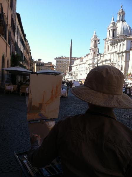 Morning Coffee, Piazza Navona, Rome picture