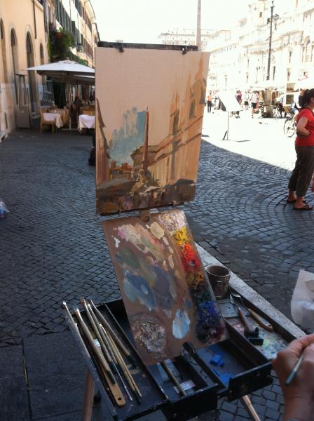 Morning Coffee, Piazza Navona, Rome picture