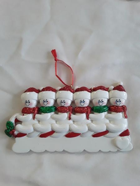 Snowman Toboggan Family (click to see variants) picture