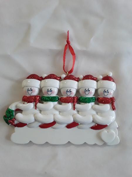 Snowman Toboggan Family (click to see variants) picture