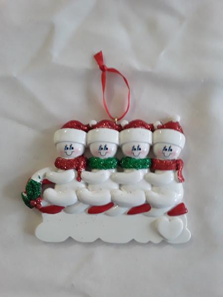 Snowman Toboggan Family (click to see variants) picture