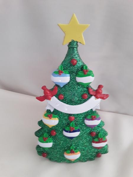 Green Glitter Tree Tabletop  (click to see variants) picture