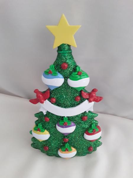 Green Glitter Tree Tabletop  (click to see variants) picture